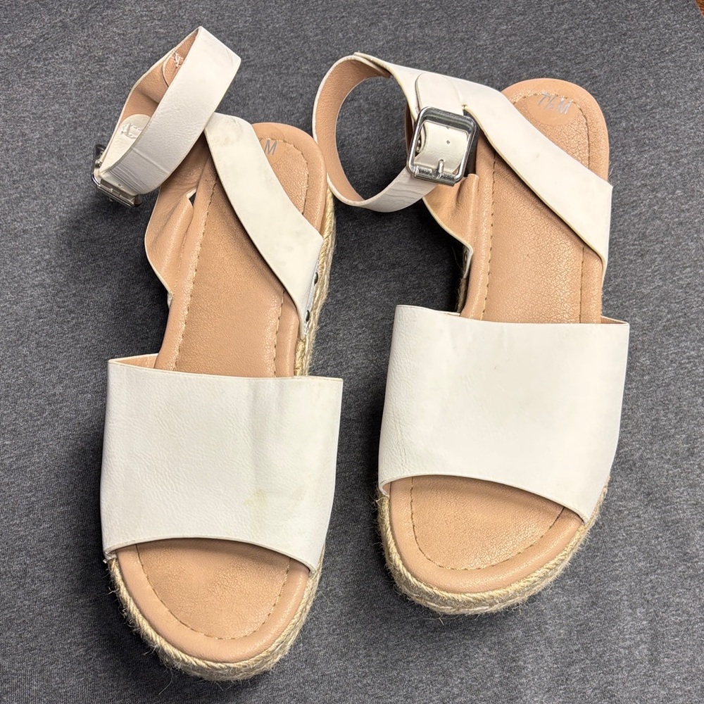 Women's White Sandals